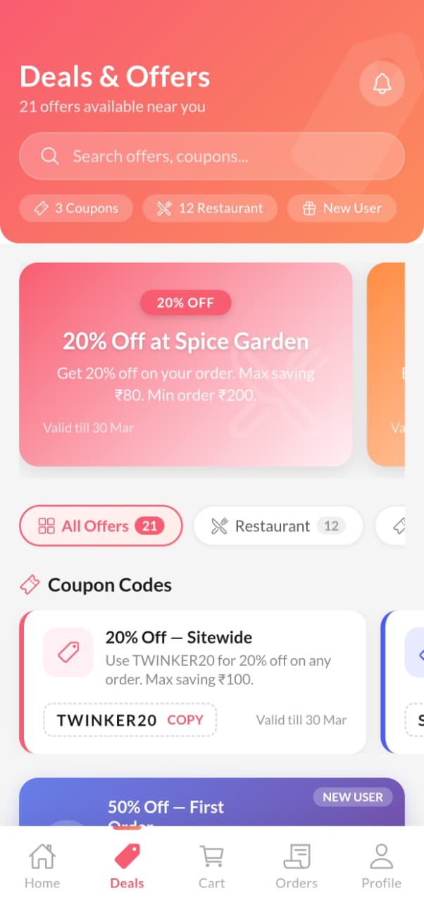 Twinker App Screen 18